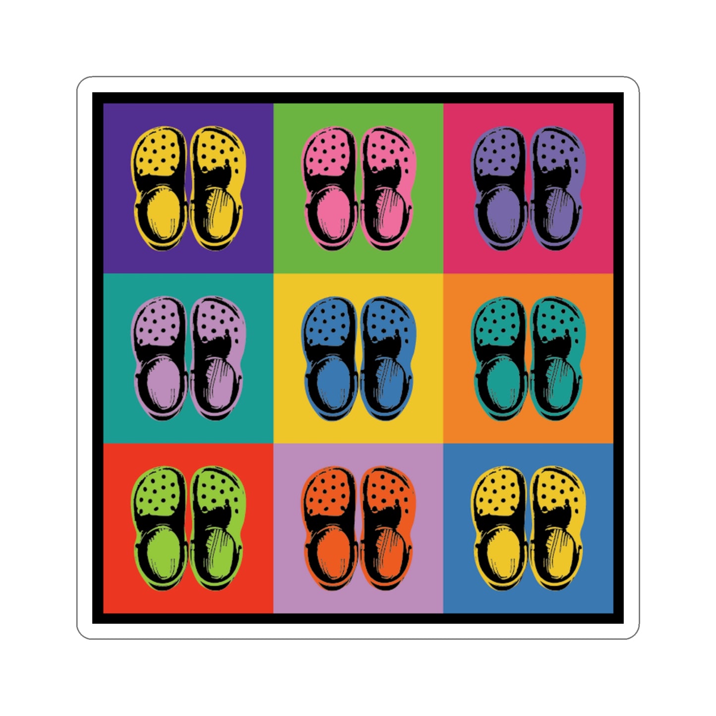 Pop Art Croc Sticker!