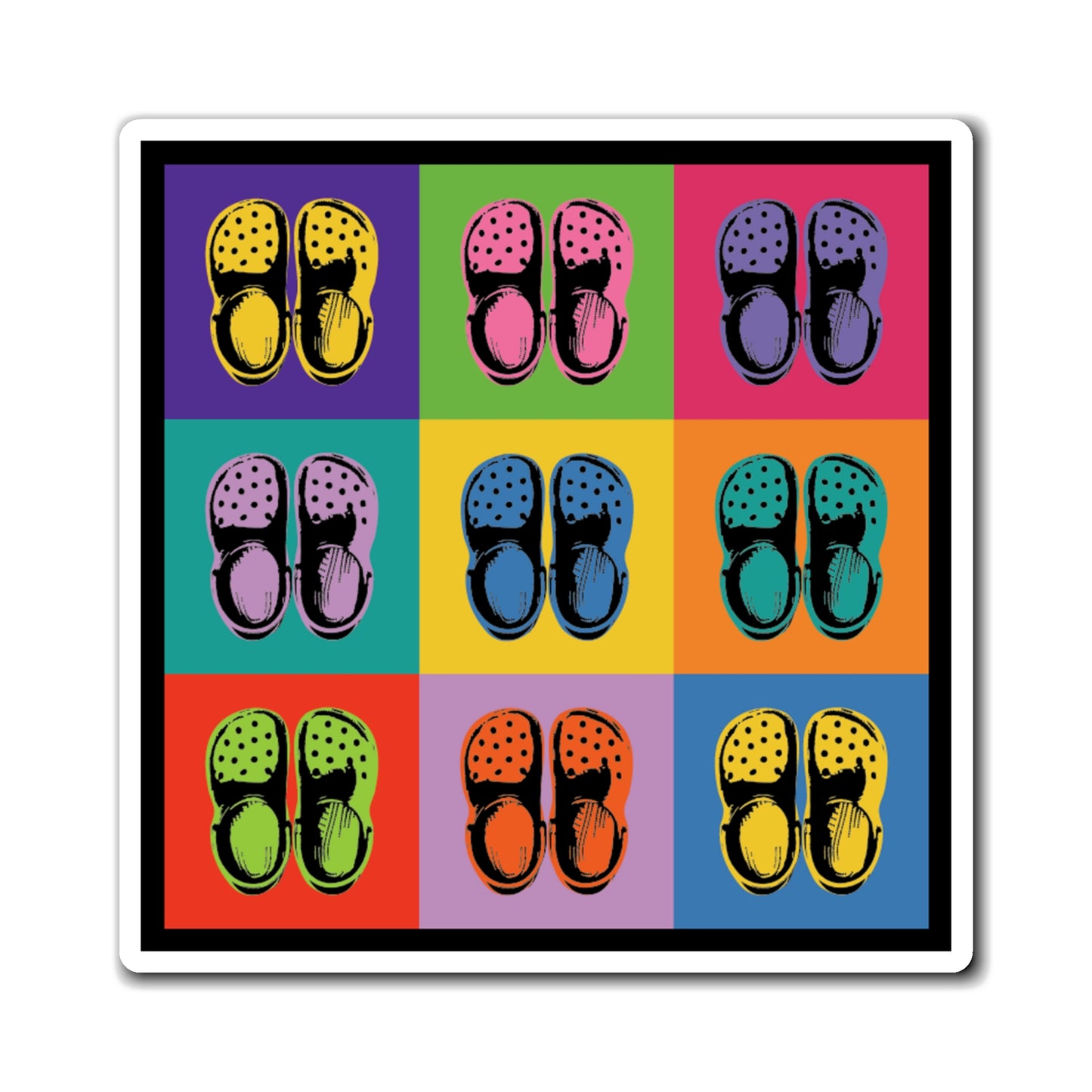 Pop Art Croc Magnet